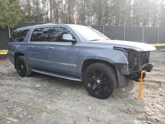1GYS4SKJ6FR626035 - 2015 CADILLAC ESCALADE ESV LUXURY BLUE photo 4