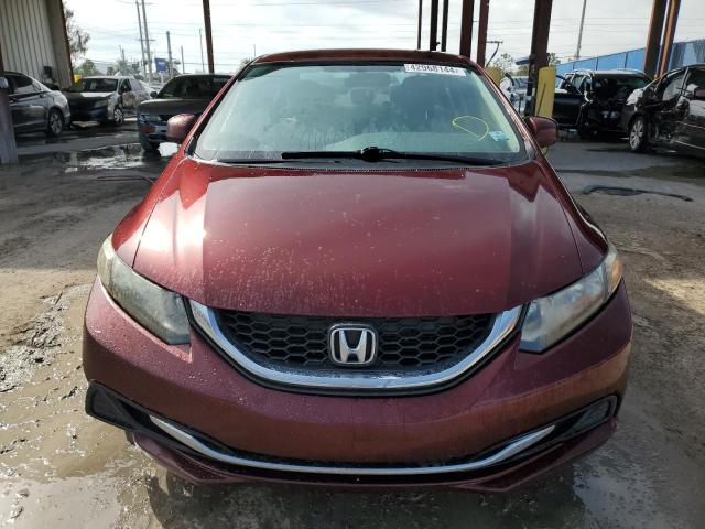 2HGFB2F58DH585092 - 2013 HONDA CIVIC LX MAROON photo 5