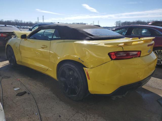 1G1FF3D79H0206083 - 2017 CHEVROLET CAMARO SS YELLOW photo 2