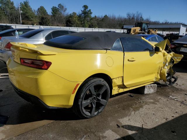 1G1FF3D79H0206083 - 2017 CHEVROLET CAMARO SS YELLOW photo 3