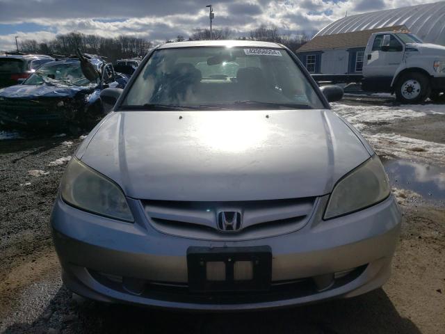 2HGES16665H605503 - 2005 HONDA CIVIC LX SILVER photo 5