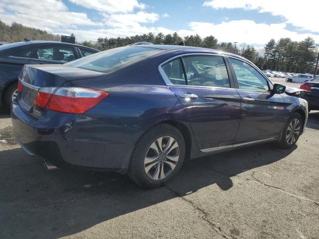 1HGCR2F33FA232435 - 2015 HONDA ACCORD LX BLUE photo 3