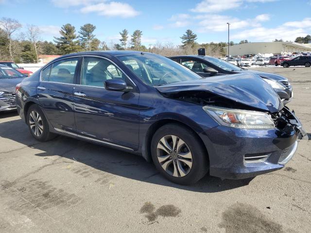 1HGCR2F33FA232435 - 2015 HONDA ACCORD LX BLUE photo 4