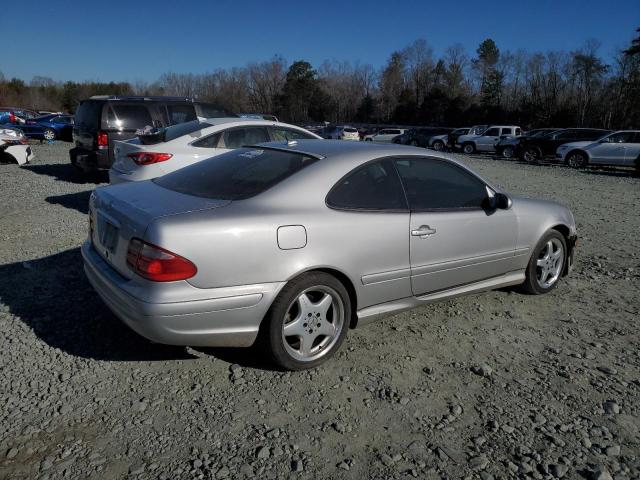 WDBLJ70G92T121190 - 2002 MERCEDES-BENZ CLK 430 SILVER photo 3