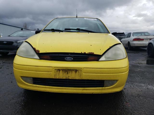 3FAFP31312R228663 - 2002 FORD FOCUS ZX3 YELLOW photo 5