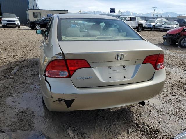 1HGFA16857L020670 - 2007 HONDA CIVIC EX CREAM photo 6