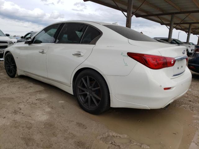 JN1BV7AP2EM673907 - 2014 INFINITI Q50 BASE WHITE photo 2