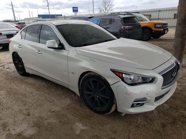 JN1BV7AP2EM673907 - 2014 INFINITI Q50 BASE WHITE photo 4