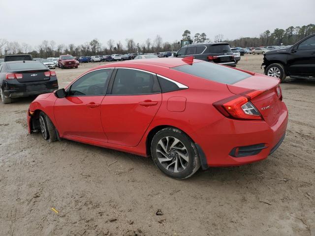 2HGFC2F79HH518845 - 2017 HONDA CIVIC EX RED photo 2