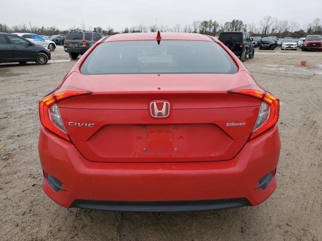 2HGFC2F79HH518845 - 2017 HONDA CIVIC EX RED photo 6