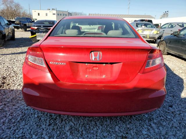 2HGFG3B53DH532765 - 2013 HONDA CIVIC LX RED photo 6