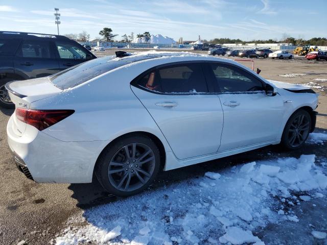 19UUB3F67KA001766 - 2019 ACURA TLX TECHNOLOGY WHITE photo 3