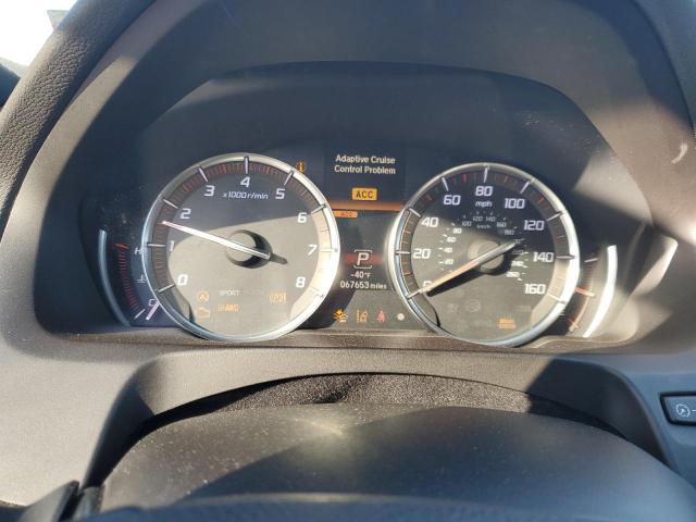 19UUB3F67KA001766 - 2019 ACURA TLX TECHNOLOGY WHITE photo 9