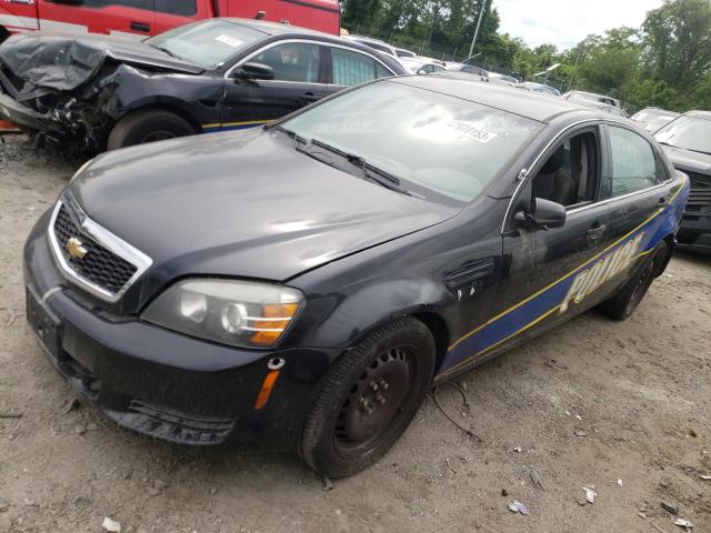 6G3NS5U39EL967474 - 2014 CHEVROLET CAPRICE POLICE BLACK photo 1