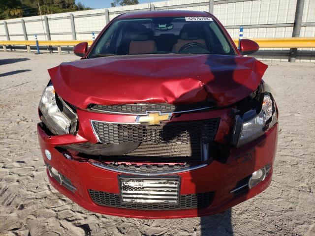 1G1PC5SB3E7349985 - 2014 CHEVROLET CRUZE LT BURGUNDY photo 5