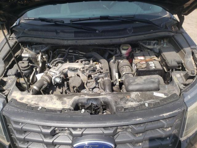 1FM5K8AT9GGA37231 - 2016 FORD EXPLORER POLICE INTERCEPTOR BLACK photo 11