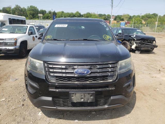 1FM5K8AT9GGA37231 - 2016 FORD EXPLORER POLICE INTERCEPTOR BLACK photo 5