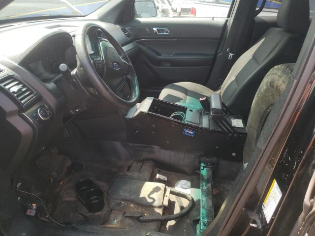 1FM5K8AT9GGA37231 - 2016 FORD EXPLORER POLICE INTERCEPTOR BLACK photo 7