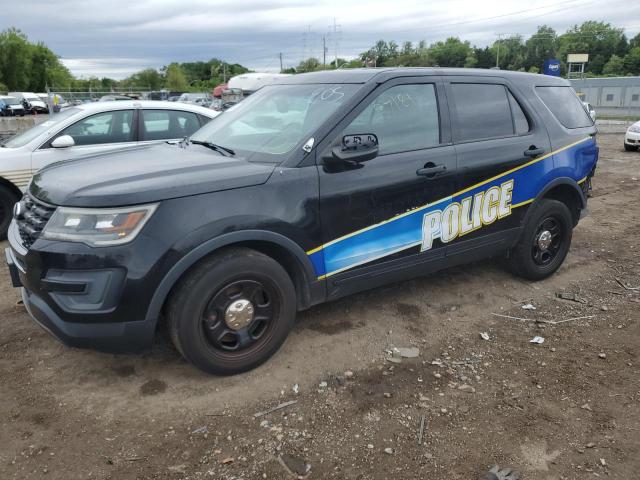 1FM5K8AT3GGA37242 - 2016 FORD EXPLORER POLICE INTERCEPTOR BLACK photo 1