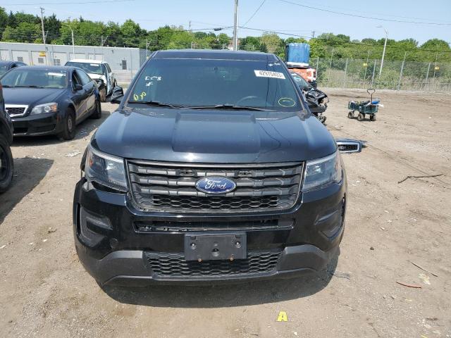 1FM5K8AT2GGA37247 - 2016 FORD EXPLORER POLICE INTERCEPTOR BLACK photo 5