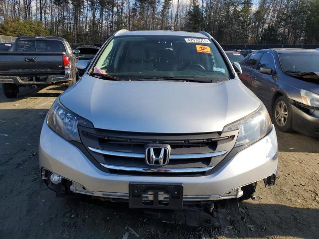 2HKRM4H74DH666839 - 2013 HONDA CR-V EXL SILVER photo 5