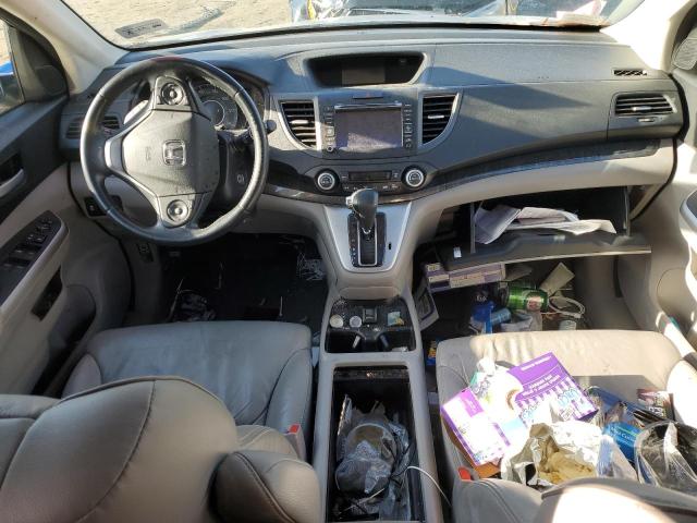 2HKRM4H74DH666839 - 2013 HONDA CR-V EXL SILVER photo 8