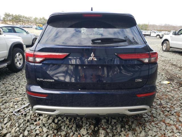 JA4J4VA86NZ005369 - 2022 MITSUBISHI OUTLANDER SEL BLUE photo 6