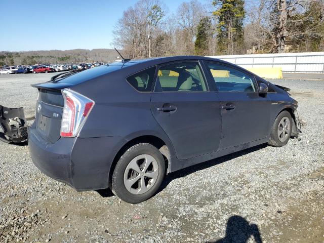 JTDKN3DU8D5639860 - 2013 TOYOTA PRIUS CHARCOAL photo 3