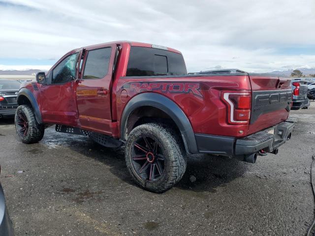 1FTFW1RG7JFC78598 - 2018 FORD F150 RAPTOR RED photo 2