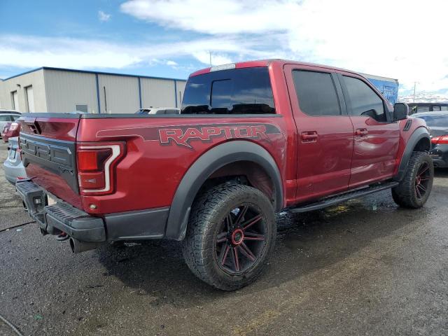 1FTFW1RG7JFC78598 - 2018 FORD F150 RAPTOR RED photo 3