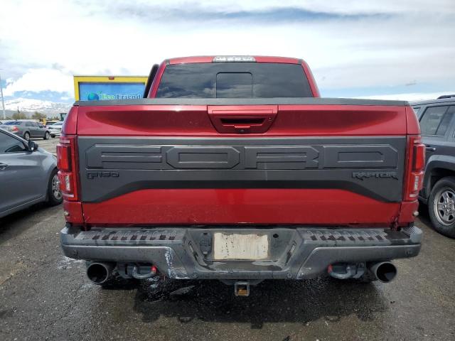 1FTFW1RG7JFC78598 - 2018 FORD F150 RAPTOR RED photo 6