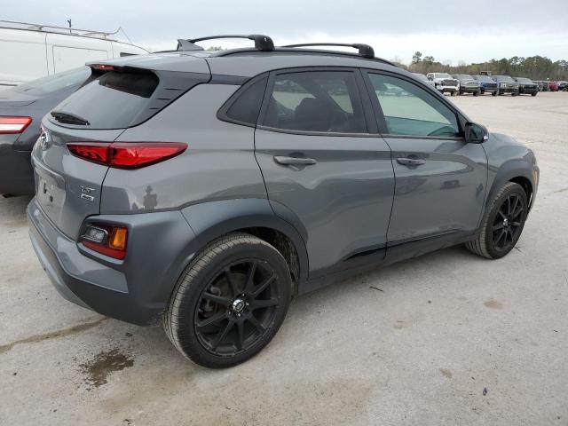 KM8K6CA55MU714638 - 2021 HYUNDAI KONA NIGHT GRAY photo 3