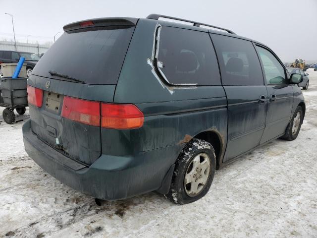 2HKRL1864YH009389 - 2000 HONDA ODYSSEY EX GREEN photo 3