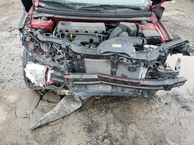 KNAFU4A21D5730415 - 2013 KIA FORTE EX RED photo 11