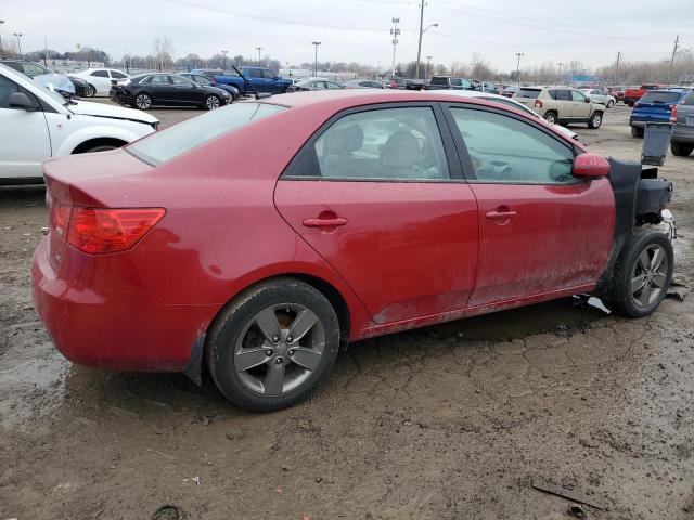 KNAFU4A21D5730415 - 2013 KIA FORTE EX RED photo 3