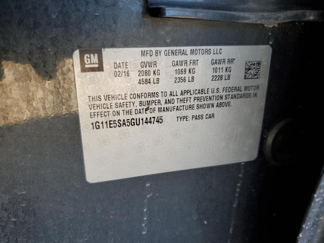 1G11E5SA5GU144745 - 2016 CHEVROLET MALIBU LIM LTZ 黑色 照片 12