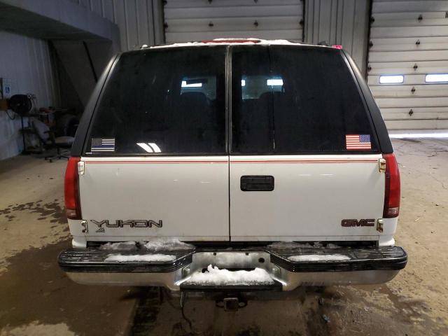 1GKEK13R6WJ725111 - 1998 GMC YUKON WHITE photo 6