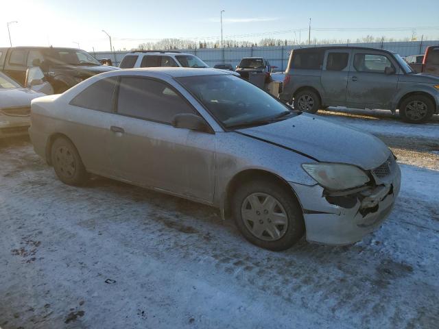 1HGEM22145L809892 - 2005 HONDA CIVIC DX VP SILVER photo 4