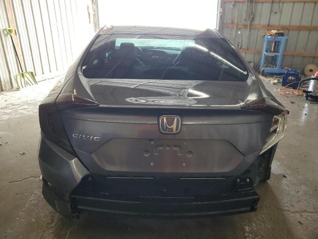 19XFC2F66KE020577 - 2019 HONDA CIVIC LX GRAY photo 6