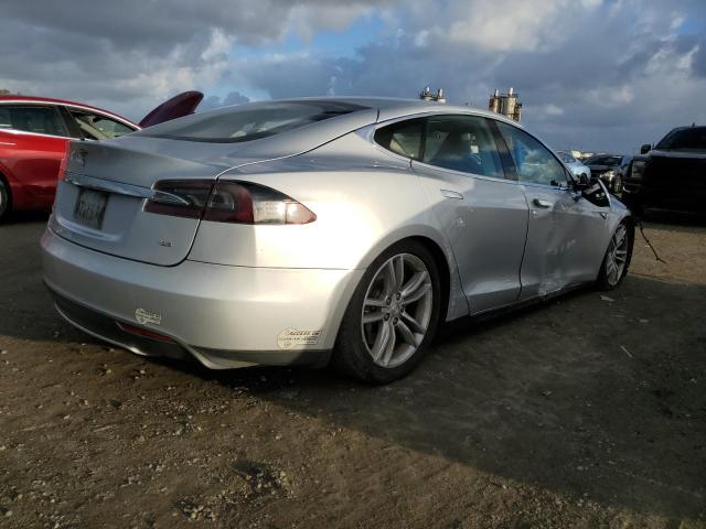 5YJSA1DN5DFP08611 - 2013 TESLA MODEL S Արծաթագույն լուսանկար 3