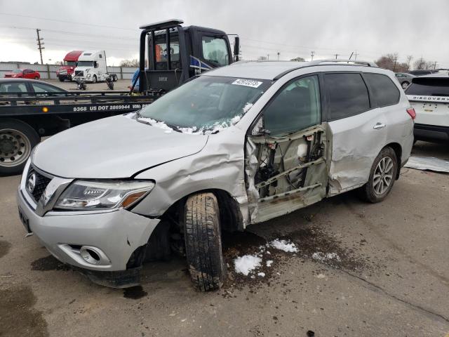 5N1AR2MM6FC630188 - 2015 NISSAN PATHFINDER S 银色 照片 1