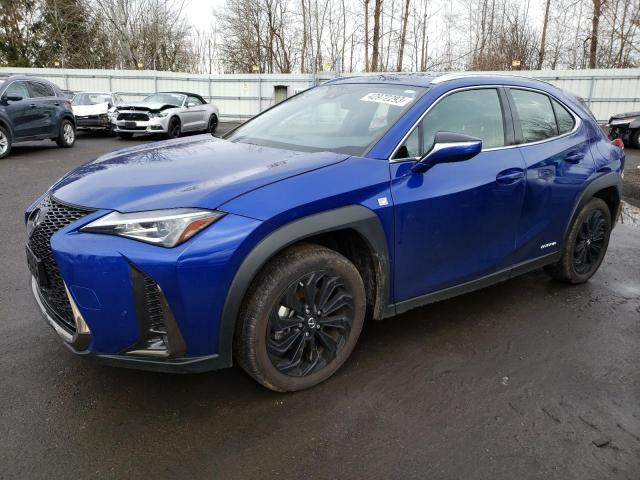 JTHR9JBH5M2044221 - 2021 LEXUS UX 250H BLUE photo 1