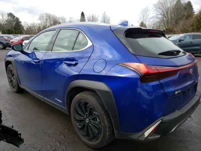 JTHR9JBH5M2044221 - 2021 LEXUS UX 250H BLUE photo 2