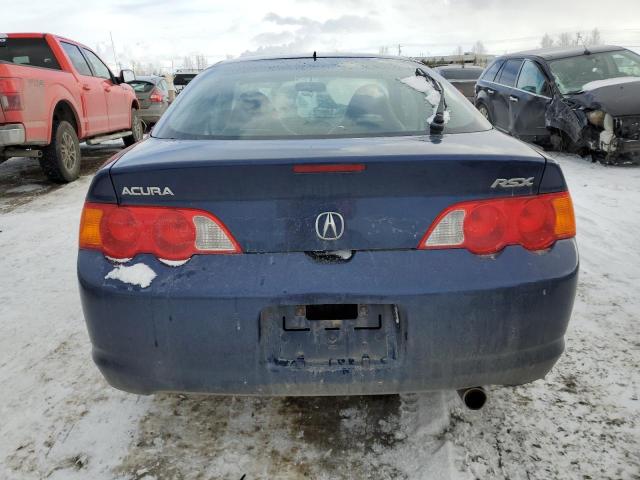 JH4DC548X4S801954 - 2004 ACURA RSX BLUE photo 6