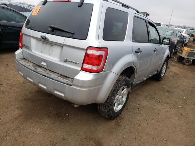 1FMCU5K35AKA62470 - 2010 FORD ESCAPE HYBRID SILVER photo 3