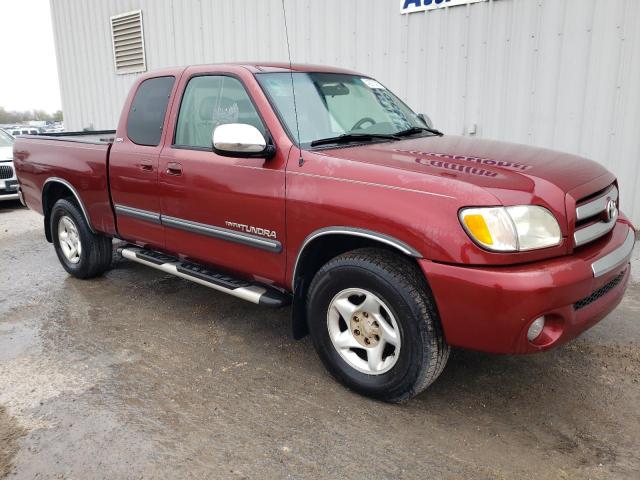 5TBRT34183S427150 - 2003 TOYOTA TUNDRA ACCESS CAB SR5 MAROON photo 4