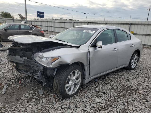 1N4AA5AP1EC459155 - 2014 NISSAN MAXIMA S SILVER photo 1