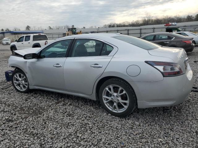 1N4AA5AP1EC459155 - 2014 NISSAN MAXIMA S SILVER photo 2