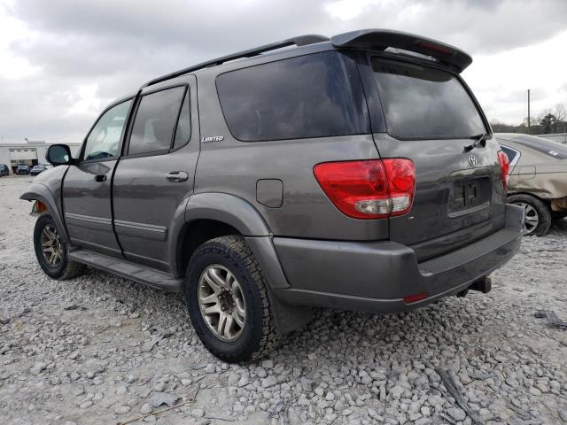 5TDBT48A36S272228 - 2006 TOYOTA SEQUOIA LIMITED GRAY photo 2