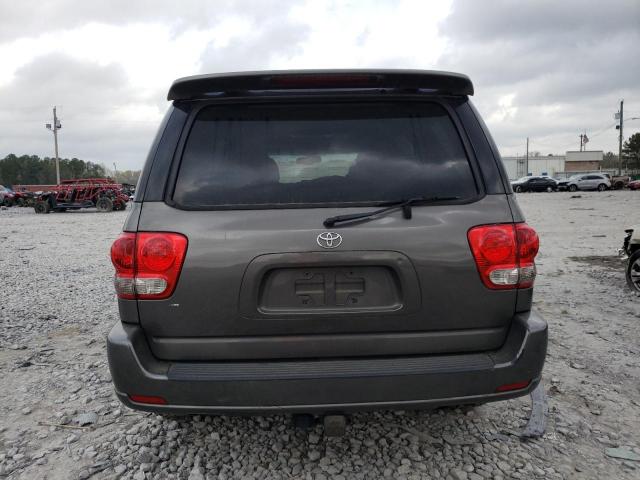 5TDBT48A36S272228 - 2006 TOYOTA SEQUOIA LIMITED GRAY photo 6